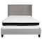Flash Furniture Full Platform Bed Set, Gray HG-BMF-42-GG - alternate 5